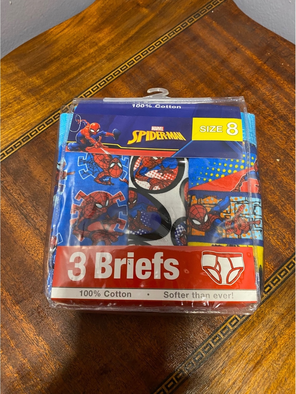 Spider Man 3 Pk Little Boy Briefs Size 8